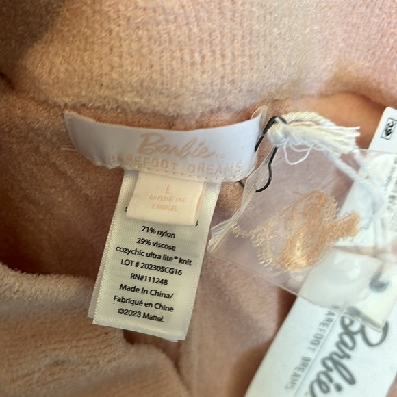 NWT CozyChic Ultra Lite Barbie Jogger in Dusty Rose/White - Picture 8 of 9